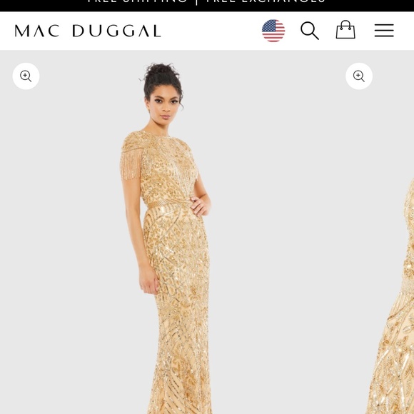 FORMAL SEQUIN LONG DRESS - Picture 1 of 12